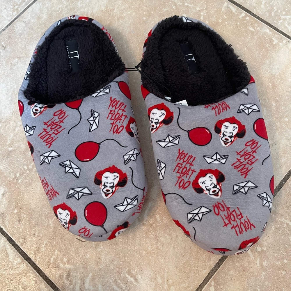 NWOT IT Chapter Two Pennywise Slippers